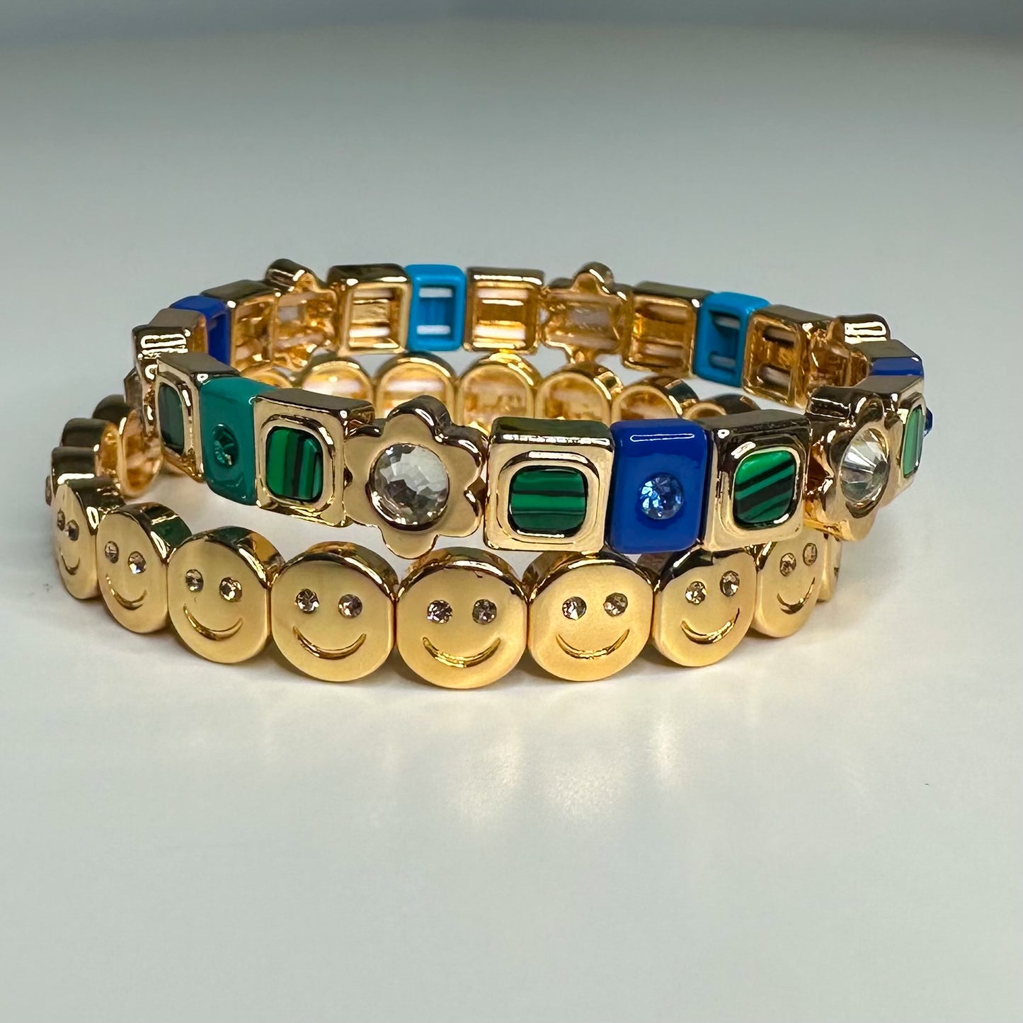 Blue Harmony Smiley Set