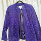 Linea by Louis Dell'Olio Suede Gold Beaded Jacket Women's Size XS
