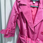 Nygard Pink Cropped Trench 3/4 Sleeves Women's Size 12P