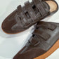 Chocolate Brown Steve Madden Sneaker Mules Velcro Strap Women's Size 9.5