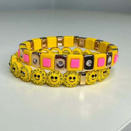 Pink Lemonade Smiley Set