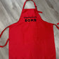 Magical Apron - Red/Black/Gold Embroidery