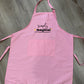 Magical Apron - Pink/Black Embroidery